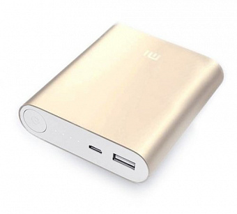 Xiaomi Mi Power Bank 10400mAh - внешний аккумулятор (Gold)