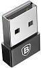 Переходник Baseus Exquisite USB Male to Type-C Female Adapter Converter CATJQ-A01 (Black) купить в интернет-магазине icover