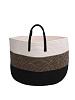 Тканевая корзина Ridberg 51*33 (White/Brown/Black) купить в интернет-магазине icover