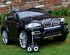 Barty BMW X6 (BMW-X6-JA-JJ258_black1) - электромобиль одноместный + кожаный чехол на сиденье (Glossy black) купить в интернет-магазине icover