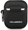 Чехол Karl Lagerfeld Silicone Case (KLACA2SILCHBK) для AirPods (Black) купить в интернет-магазине icover