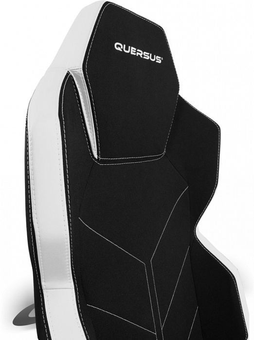 Игровое кресло Quersus Geos G701/XW (Black/White) купить в интернет-магазине icover