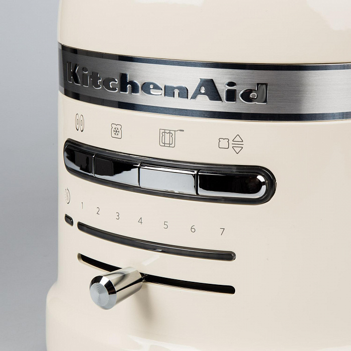 Тостер на 2 хлебца KitchenAid Artisan 2-Slice Automatic Toaster 5KMT2204EAC (Almond Creme) купить в интернет-магазине icover
