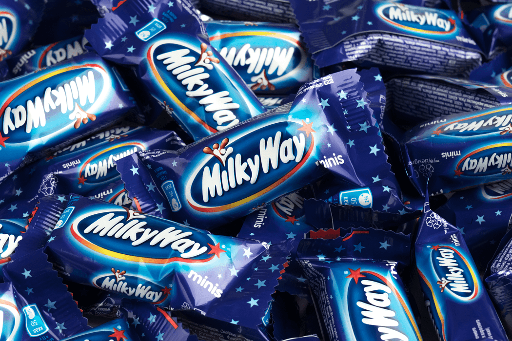 Ассорти MinisMix шоколадные конфеты Mars (2х182г), Milky Way (2х176г) купить в интернет-магазине icover