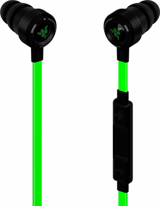 Внутриканальная гарнитура Razer Hammerhead Pro V2 (Green/Black) купить в интернет-магазине icover