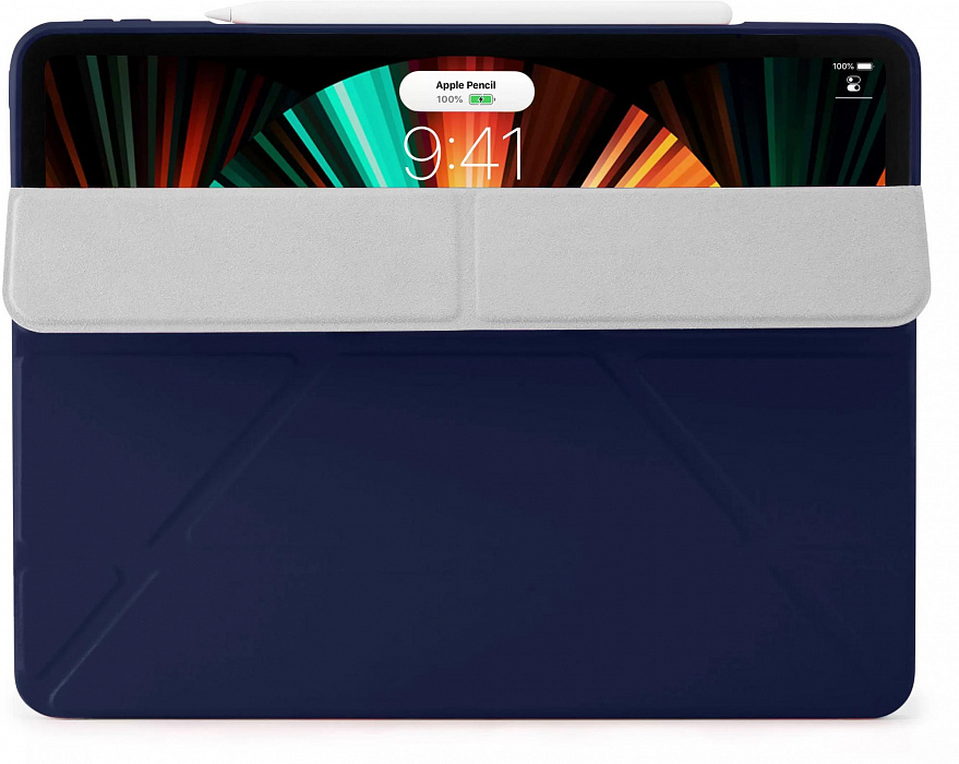 Чехол Pipetto Origami (PI39-113-R) для iPad Pro 12.9" 2018-2021 (Dark Blue) купить в интернет-магазине icover
