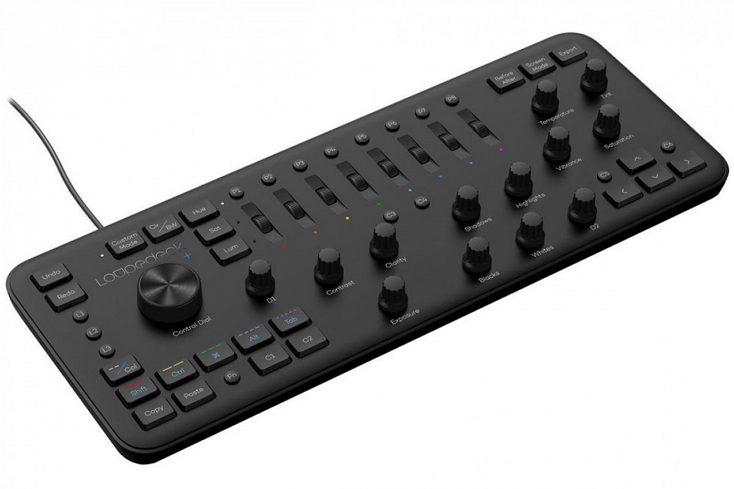 Консоль для редактирования фото и видео Loupedeck+ (Black) купить в интернет-магазине icover