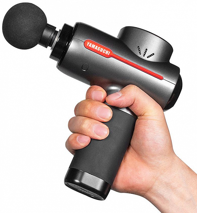 Перкуссионный массажер Yamaguchi Therapy Massage Gun (Black) купить в интернет-магазине icover