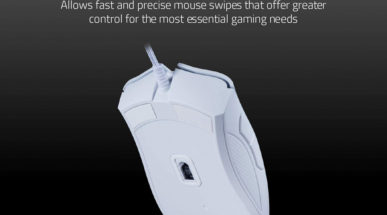 Игровая мышь Razer DeathAdder Essential 2021 RZ01-03850200-R3M1 (White) купить в интернет-магазине icover