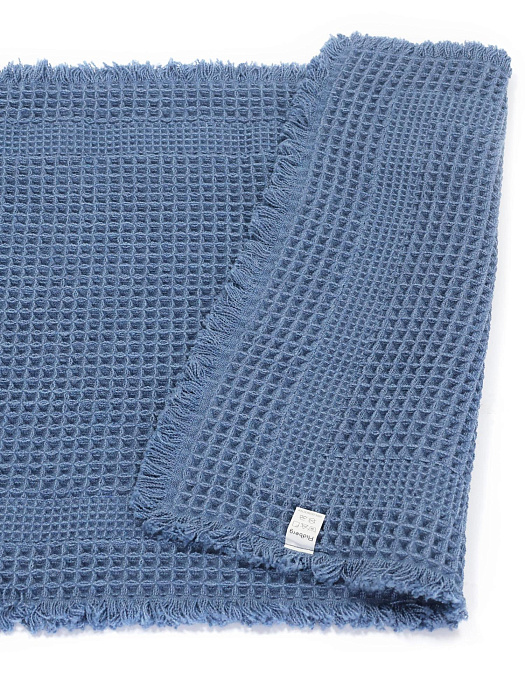Коврик вафельный для ванной Ridberg 90x60 см (Blue rectangle) купить в интернет-магазине icover