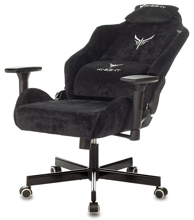 Игровое кресло Бюрократ Knight N1 Fabric (Black) купить в интернет-магазине icover