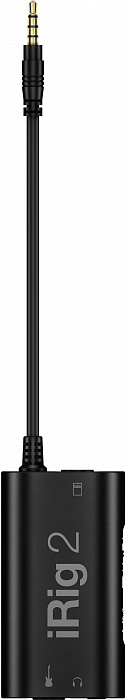 Аудиоинтерфейс для гитары IK Multimedia iRig 2 IP-IRIG2-PLG-IN (Black) купить в интернет-магазине icover