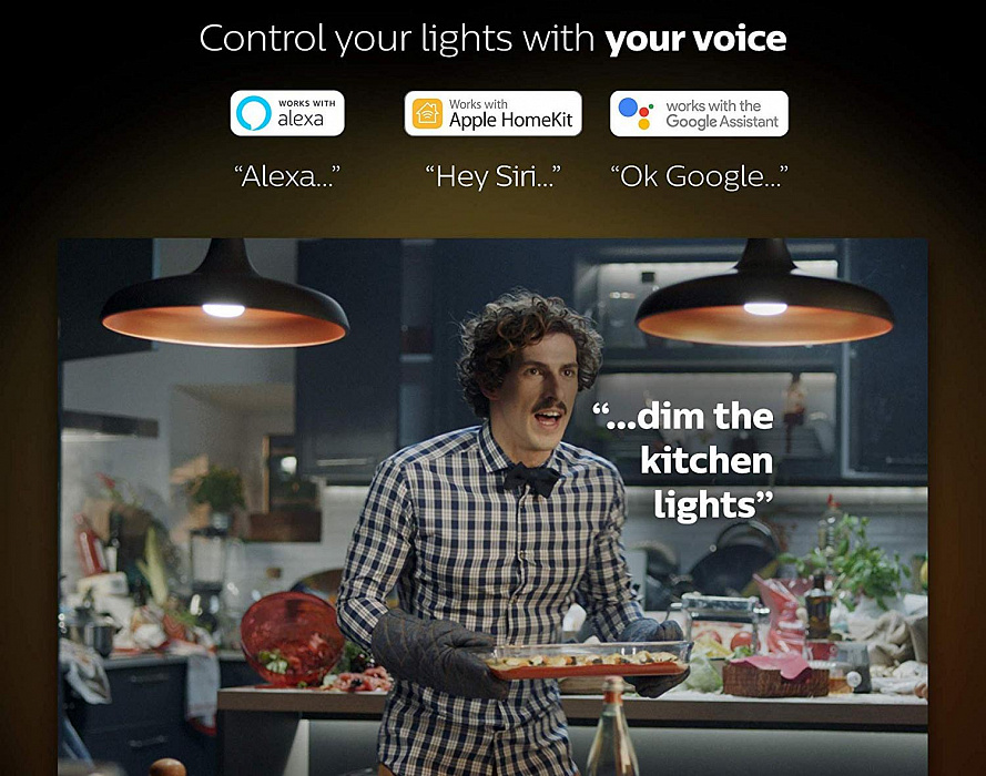 Комплект умных светодиодных ламп Philips Hue White Ambiance GU10 2 шт. (White) купить в интернет-магазине icover