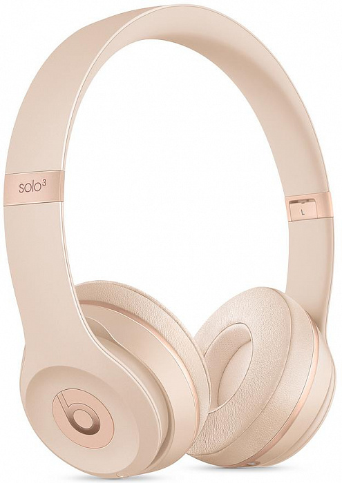 Беспроводные наушники Beats Solo3 MUH42EE/A (Satin Gold) купить в интернет-магазине icover