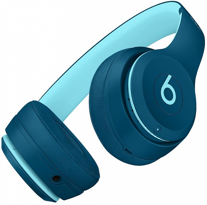 Беспроводные наушники Beats Solo3 Wireless On-Ear Headphones Beats Pop Collection (Pop Blue) купить в интернет-магазине icover