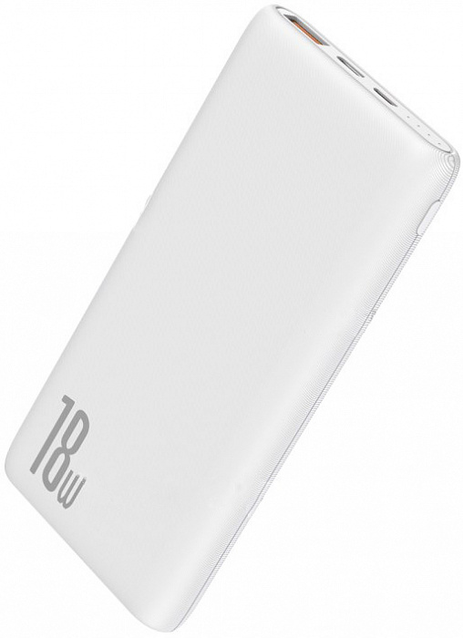 Внешний аккумулятор Baseus 10000mAh 18W PPDML-02 Quick Charge (White) купить в интернет-магазине icover