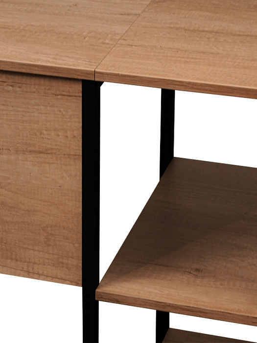 Стол двойной лофт RIDBERG DETROIT (Dark Oak) купить в интернет-магазине icover