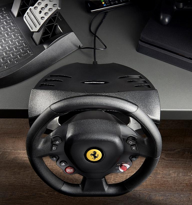 Руль Thrustmaster T80 Ferrari 488 GTB Edition (4160672) для PS4/PC (Black) купить в интернет-магазине icover