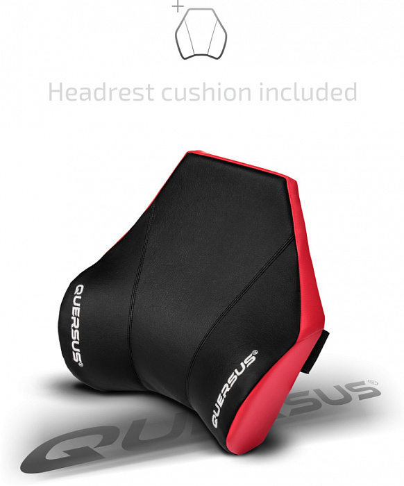Игровое кресло Quersus Geos G702/XR (Black/Red) купить в интернет-магазине icover