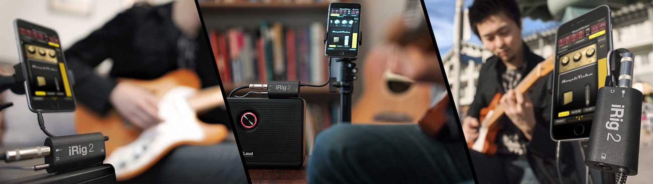 Аудиоинтерфейс для гитары IK Multimedia iRig 2 IP-IRIG2-PLG-IN (Black) купить в интернет-магазине icover