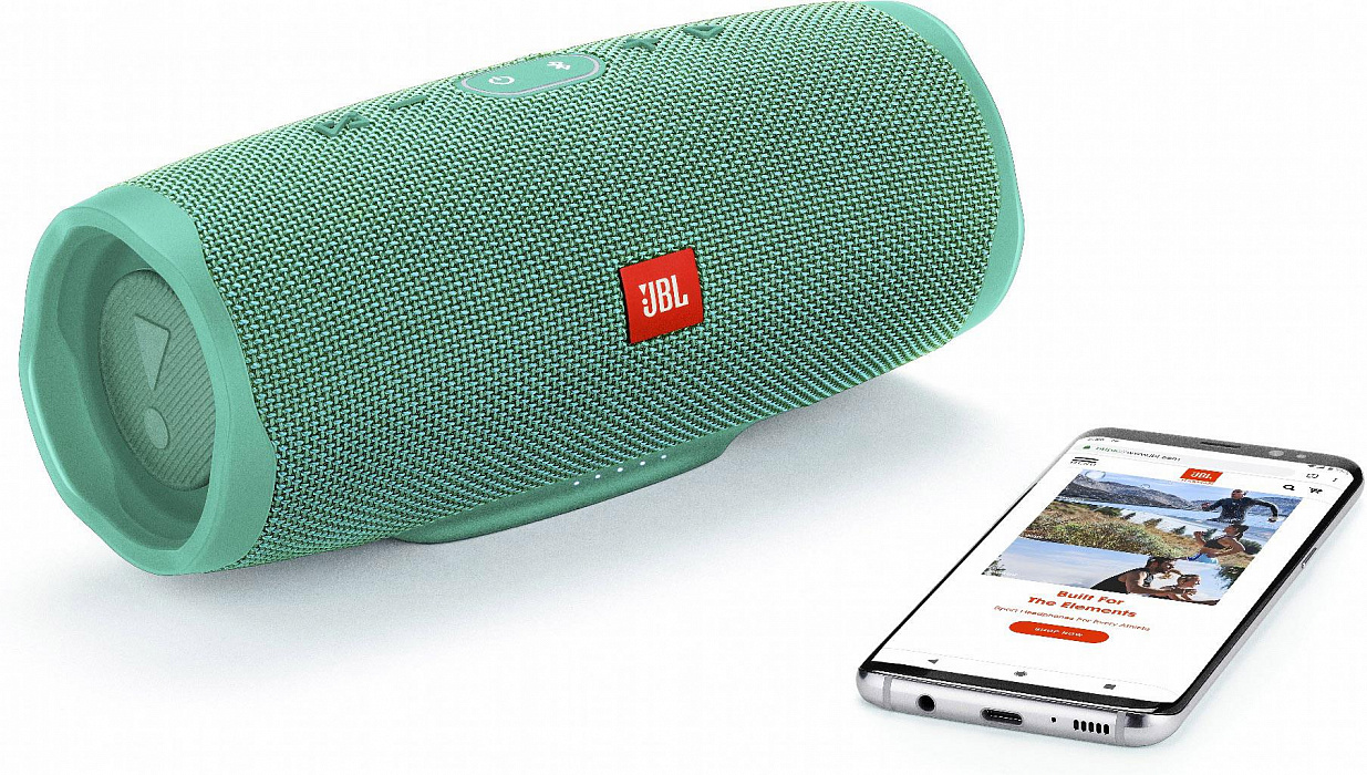 Портативная акустика JBL Charge 4 + наушники JBL T110BT (Teal/Blue) купить в интернет-магазине icover
