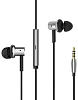 Xiaomi Piston 4 Hybrid Dual Drivers Earphones - внутриканальные наушники с микрофоном (Black/Silver) купить в интернет-магазине icover