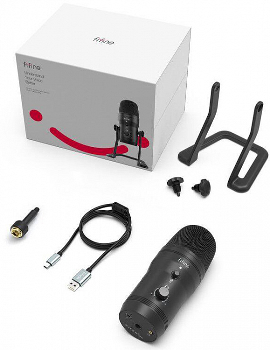 Микрофон Fifine K690 (Black) купить в интернет-магазине icover