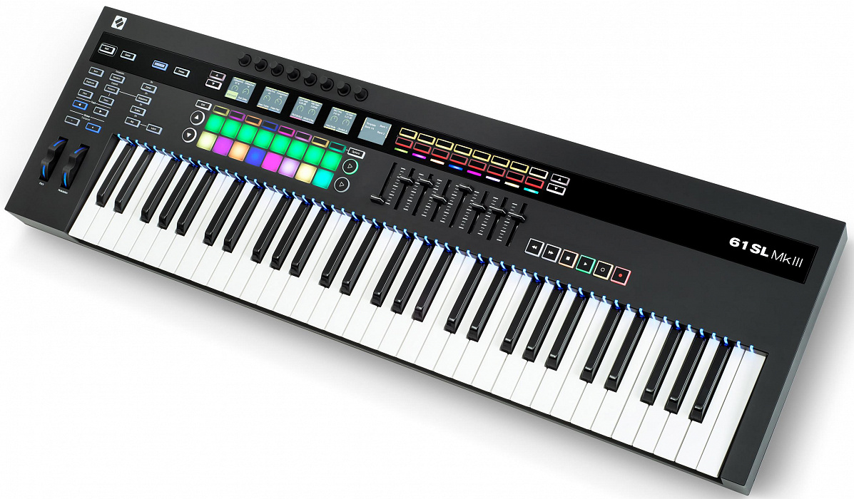 Midi клавиатура Novation 61 SL MK III A084619 (Black) купить в интернет-магазине icover