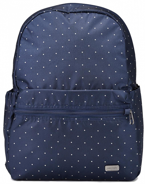 Рюкзак Pacsafe Daysafe для ноутбука 13" (Navy Polka Dot) купить в интернет-магазине icover