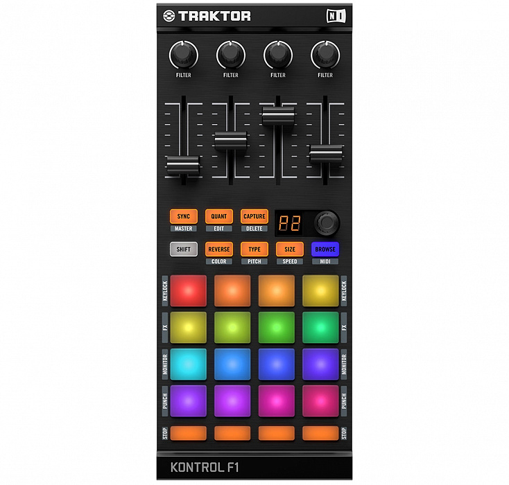 Native Instruments Traktor Kontrol F1 (MCI48677) - DJ-контроллер (Black) купить в интернет-магазине icover