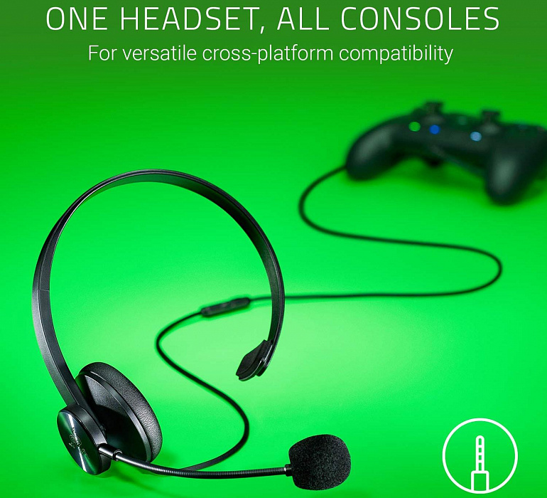 Игровая моно-гарнитура Razer Tetra RZ04-02920200-R3G1 (Black) купить в интернет-магазине icover