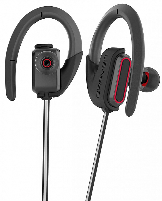 Беспроводные наушники Braven Flye Sport Reflect (Grey/Red) купить в интернет-магазине icover