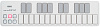 MIDI-клавиатура Korg nanoKEY2 A030501 (White) купить в интернет-магазине icover