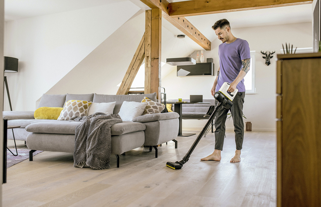 Пылесос вертикальный беспроводной Karcher VC 4 Cordless myHome Car (1.198-632.0) купить в интернет-магазине icover