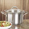 Кастрюля из нержавеющей стали 7,57 л KitchenAid 5 Ply Copper Core KC2C80SCST (Silver) купить в интернет-магазине icover
