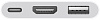 Адаптер Apple USB-C Digital AV Multiport (MJ1K2ZM/A) купить в интернет-магазине icover