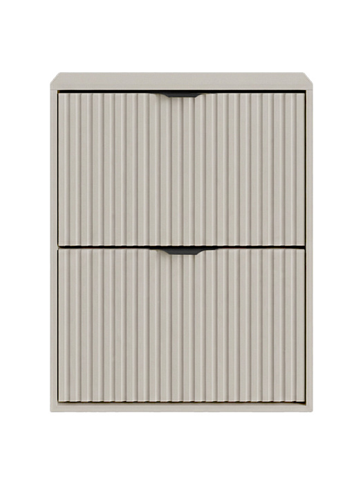 Тумба для обуви RIDBERG LUGANO 2Я (Cashmere/Black) купить в интернет-магазине icover