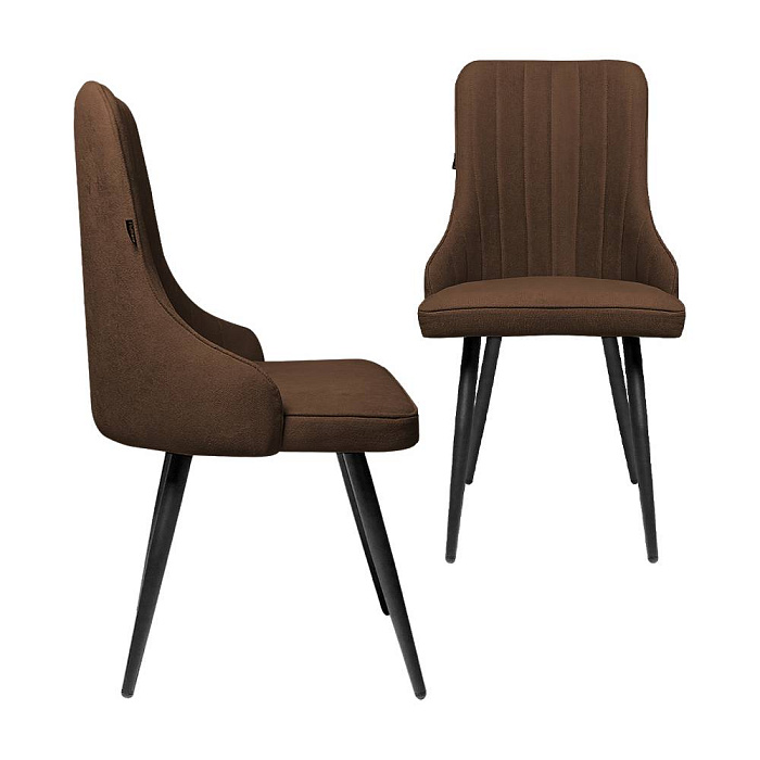 Комплект стульев Ridberg ЛОНДОН Chenille  4 шт. (Coffee)  купить в интернет-магазине icover
