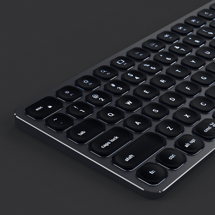 Беспроводная клавиатура Satechi Compact Backlit Bluetooth ST-ACBKM (Space Grey) купить в интернет-магазине icover