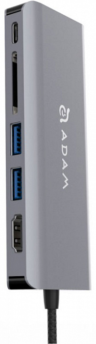 Адаптер мультипортовый Adam Elements CASA Hub A01 Type C (Gray) купить в интернет-магазине icover