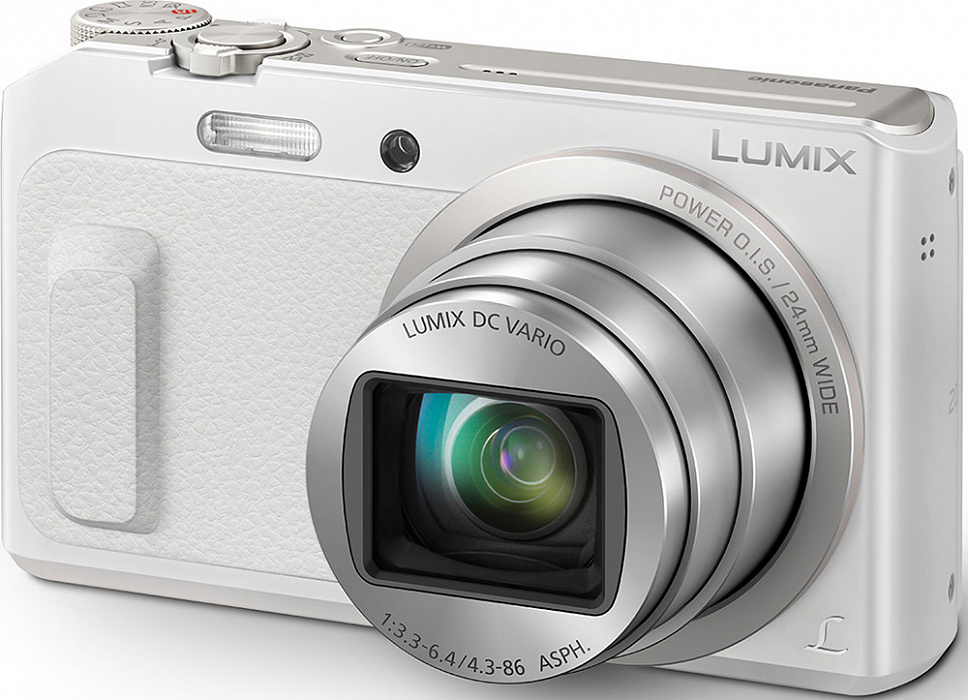 Panasonic Lumix (DMC-TZ57EE-W) - цифровой фотоаппарат (White) купить в интернет-магазине icover