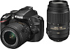 Фотоаппарат Nikon D3200 Kit (D3200 Body Black + 18-55 VRII Black + 55-300VR Black) купить в интернет-магазине icover