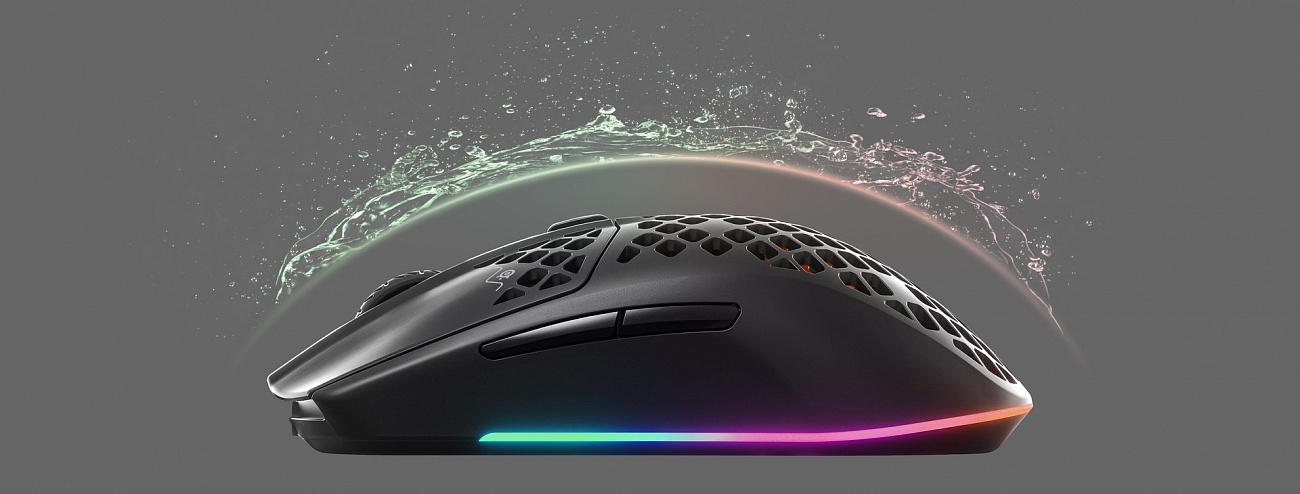 Беспроводная игровая мышь Steelseries Aerox 3 (Black) купить в интернет-магазине icover