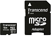 Карта памяти с адаптером Transcend microSDHC Class 10 UHS-I 600x 16Gb TS16GUSDHC10U1 (Black) купить в интернет-магазине icover