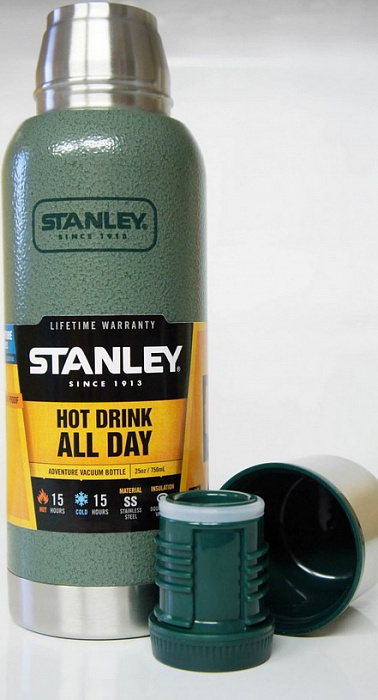 Термос Stanley Adventure 0.75L 10-01562-005 (Green/Steel) купить в интернет-магазине icover
