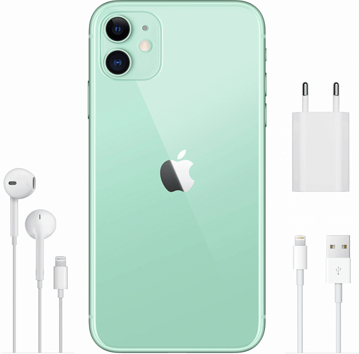 Смартфон Apple iPhone 11 64Gb MWLY2RU/A (Green) купить в интернет-магазине icover