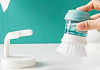 Щетка для мытья посуды Jordan & Judy Automatic Detergent Filling Pot Brush (White) купить в интернет-магазине icover