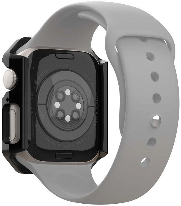 Чехол UAG Watch Case Scout (1A4000114040) для Apple Watch Series 7 45mm (Black) купить в интернет-магазине icover