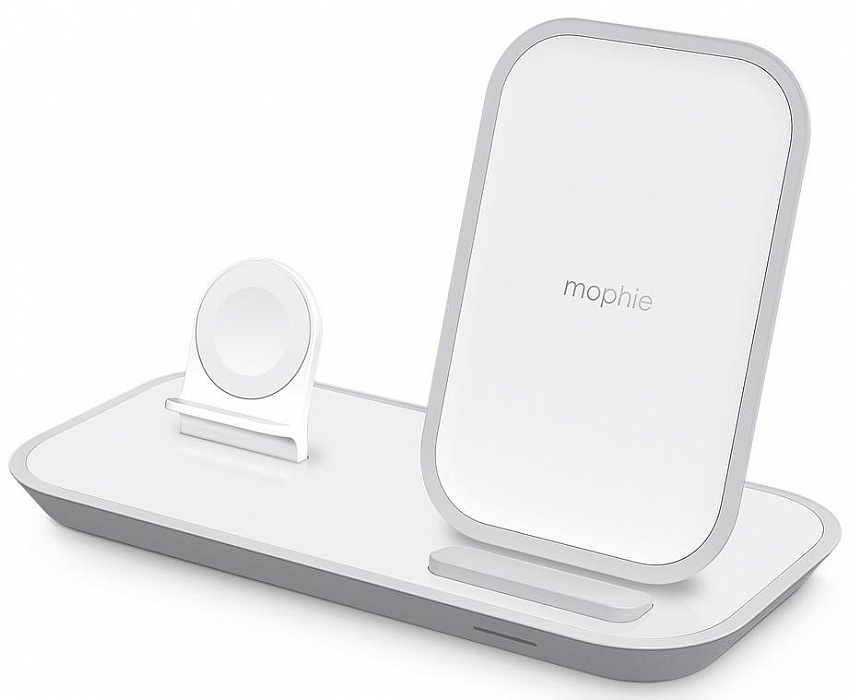 Беспроводное зарядное устройство Mophie 2 in 1 401305734 (White) купить в интернет-магазине icover
