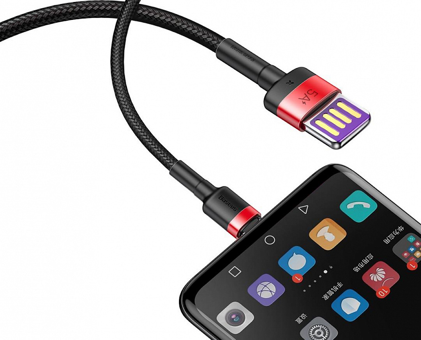 Кабель Baseus Cafule HW (CATKLF-P91) USB/USB Type C 1m (Red/Black) купить в интернет-магазине icover